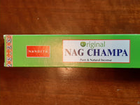 Original Nag Champa Incense Sticks (Green box)