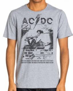 AC/DC Grey Riff Raff T-Shirt